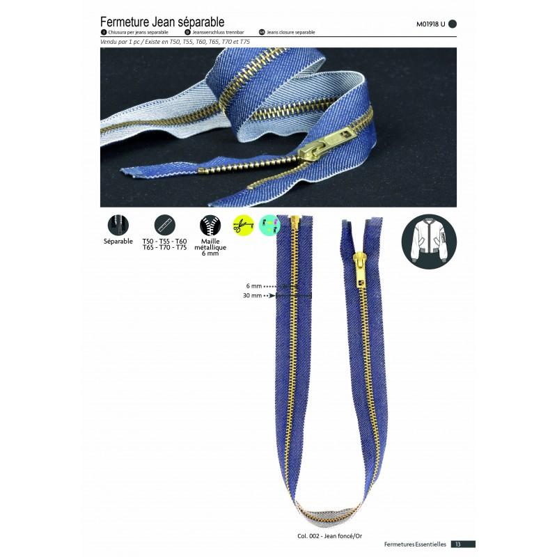 Stephanoise M1918 - FERMETURE "JEANS" SEPARABLE