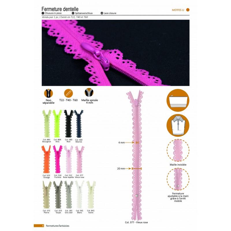 Stephanoise M1935 - FERMETURE DENTELLE