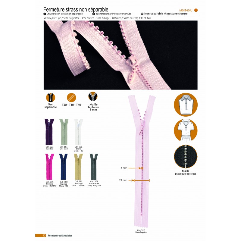 Stephanoise M1940 - FERMETURE STRASS