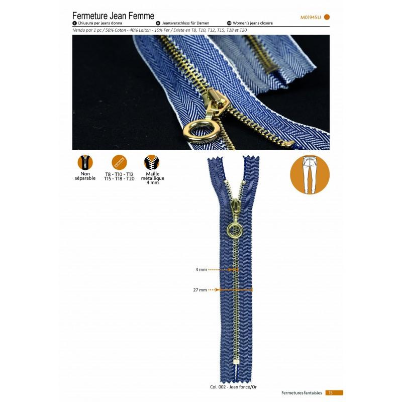Stephanoise M1945 - FERMETURE JEANS FEMME