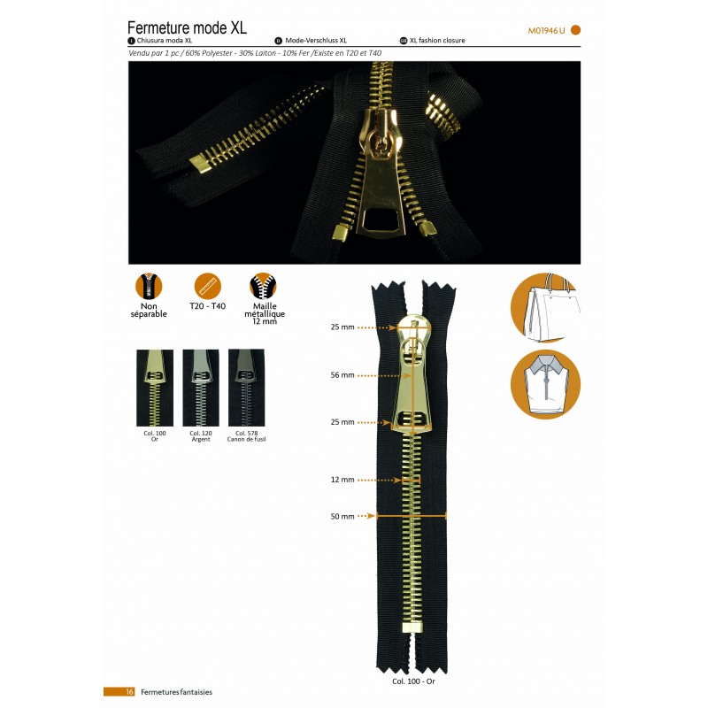 Stephanoise M1946 - FERMETURE MODE XL
