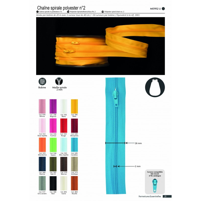 Stephanoise M1952 - CHAINE POLYESTER N°3