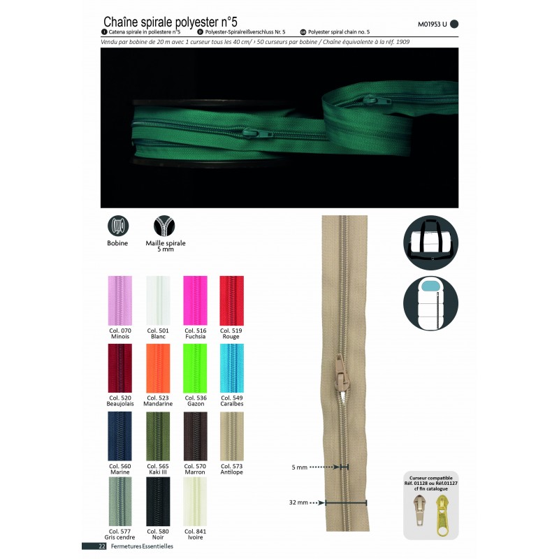 Stephanoise M1953 - CHAINE SPIRALE N°5