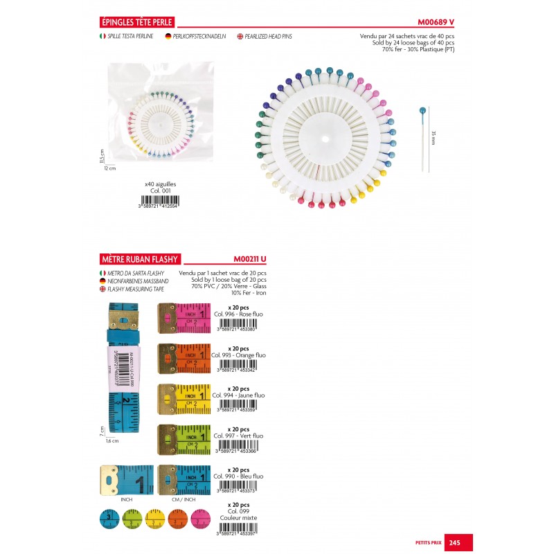 Stephanoise M211 - METRE RUBAN FLASHY