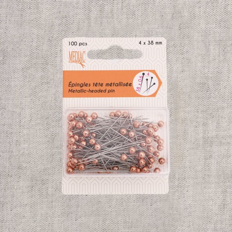 stephanoise M216 - EPINGLES ABS COULEUR 38MM *100