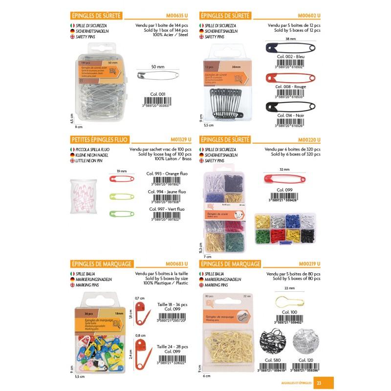 Stephanoise M220 - EPINGLES DE SURETE 32MM 8x40pcs