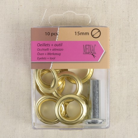 stephanoise M238 - OEILLETS+OUTIL 15MM *10P