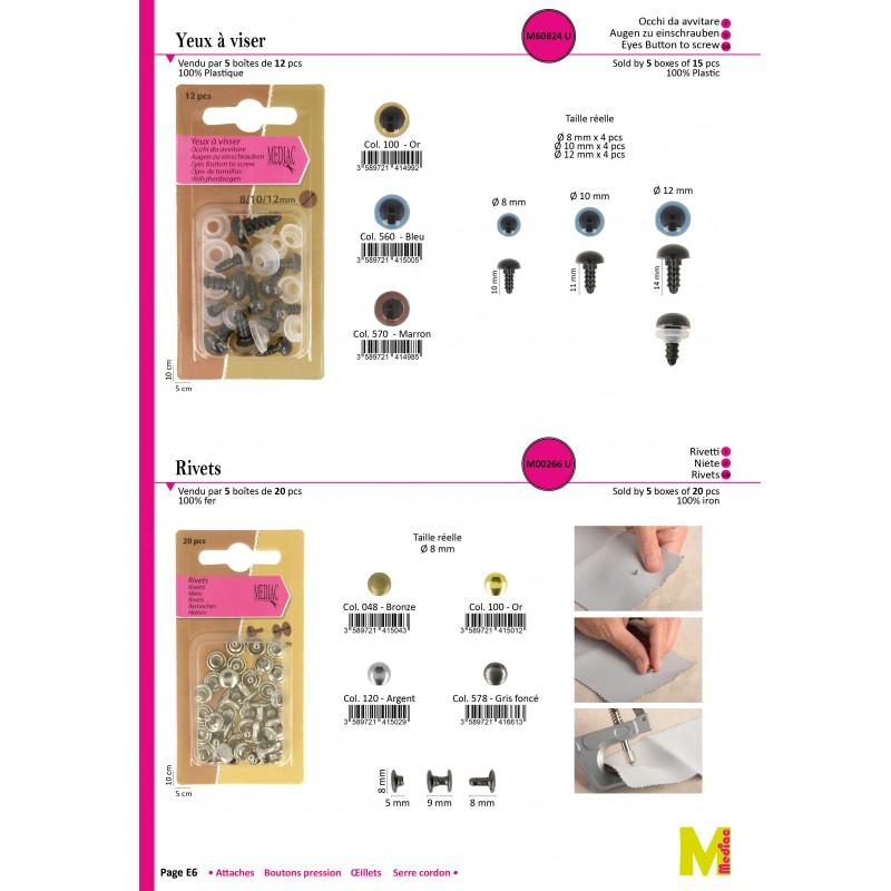 Stephanoise M266 - RIVETS X 20PCS