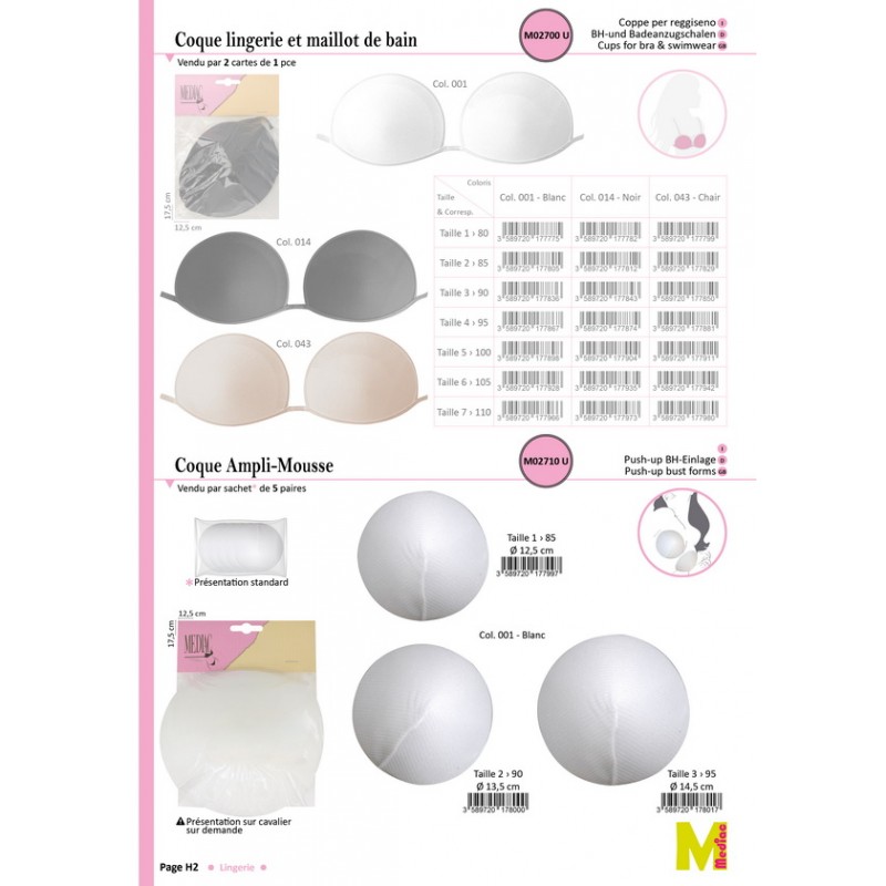 Stephanoise M2710 - COQUE AMPLI-MOUSSE *5PAIRES