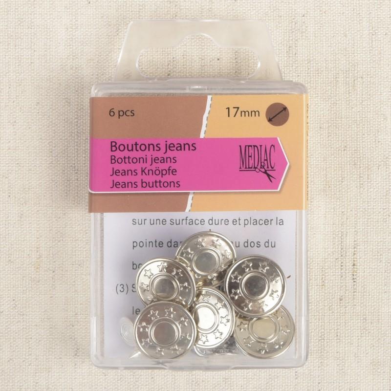 Stephanoise M280 - BOUTONS JEANS 17MM*6 SETS