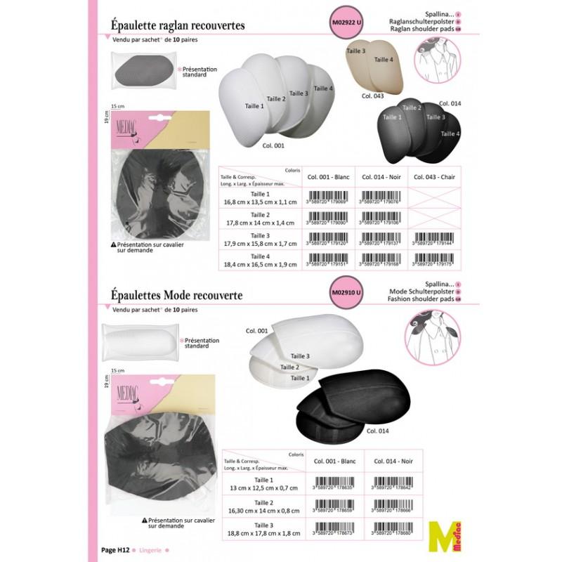 Stephanoise M2910 - EPAULETTES MODE RECOUVERTES