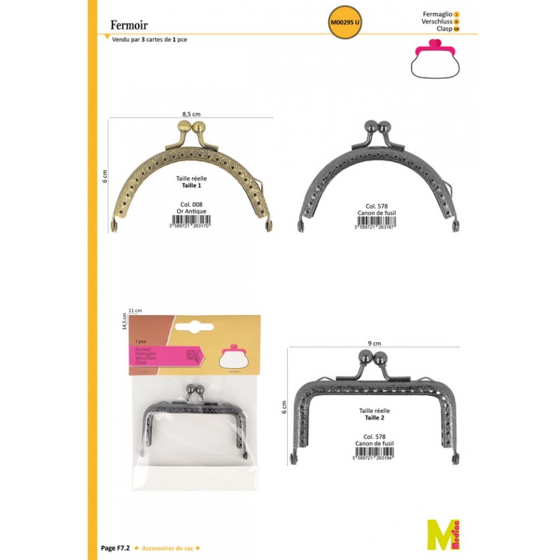 Stephanoise M295T2 - FERMOIR 90X60MM