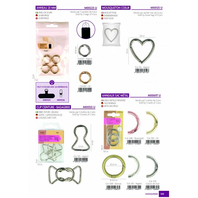 Stephanoise M335 - CLIP CEINTURE+BAGAGE *2