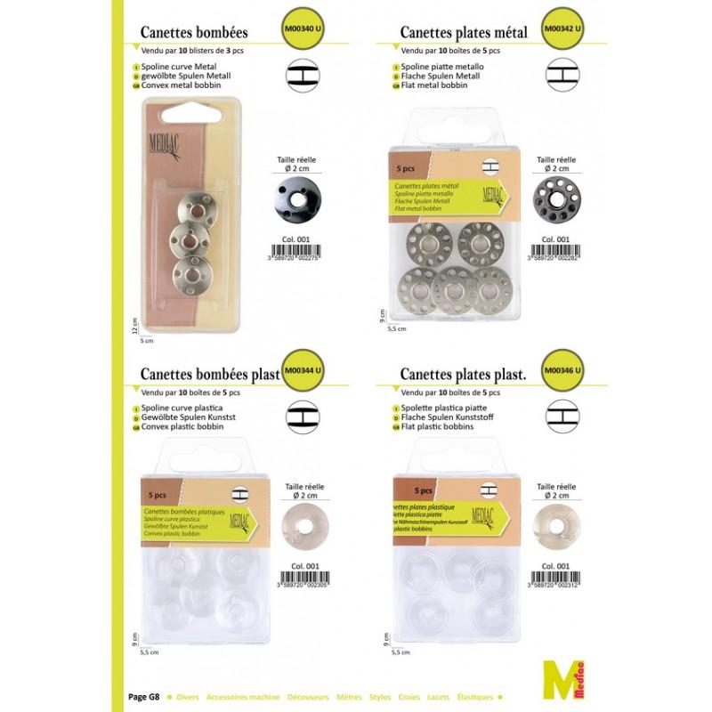 Stephanoise M346 - CANETTES PLATES PLASTIQUE *5