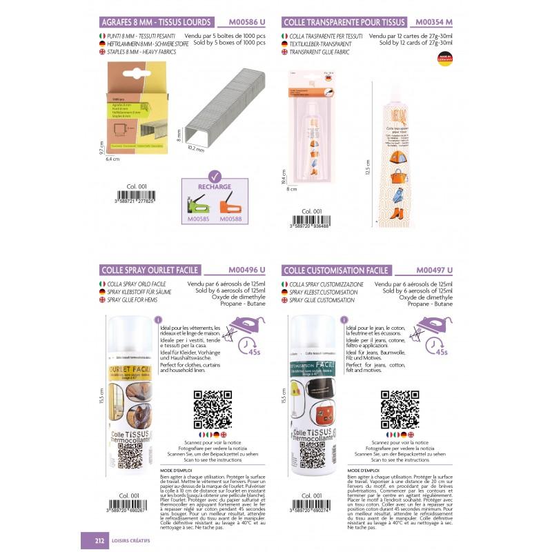 Stephanoise M354 - COLLE TISSU TRANSPARENTE 30ml