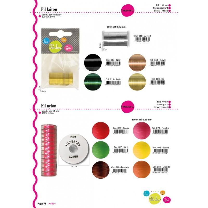 Stephanoise M3558 - FIL LAITON 10M