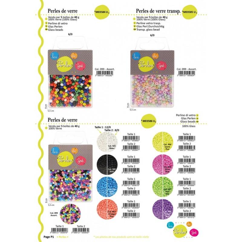 Stephanoise M3586 - PERLES DE VERRE *40G