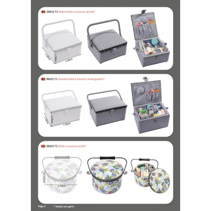 Stephanoise M36023T2 - BOITE COUTURE 22*13 5 RONDE