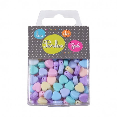 stephanoise M3632 - PERLES PLASTIQUE COEUR *20GR