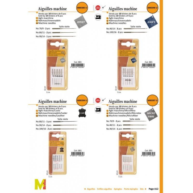 Stephanoise M385 - AIGUILLE 130/705 JERSEY 5 PCES