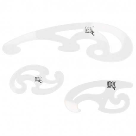 stephanoise M409 - FRENCH CURVE SET DE 3PCS