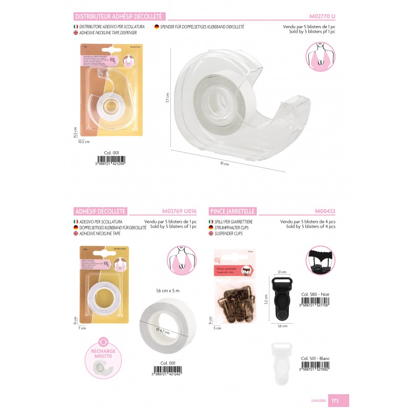 Stephanoise M432 - PINCE JARRETELLE (4Pcs)