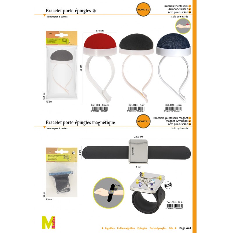 Stephanoise M471 - BRACELET PORTE EPINGLES