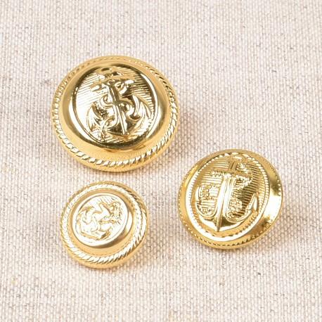 stephanoise M489 - BOUTON METALIQUE - ANCRE