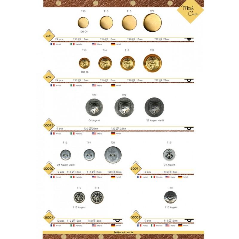 Stephanoise M50095 - BOUTON METAL BLASON