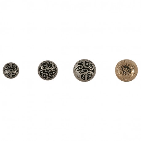 stephanoise M50122 - BOUTON DEMI-SPHERE METAL FORGE