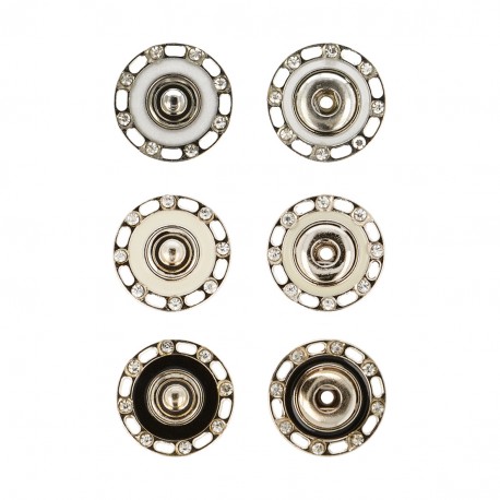 stephanoise M50214 - BOUTONS PRESSIONS STRASS