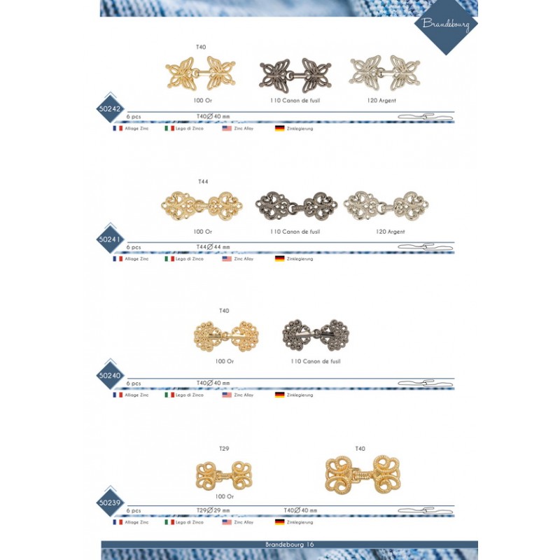 Stephanoise M50240 - BRANDEBOURG CHIC GM