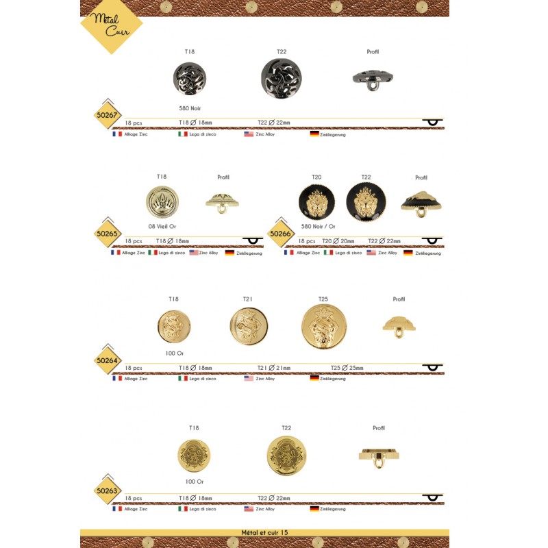 Stephanoise M50264 - BOUTON ROYAL