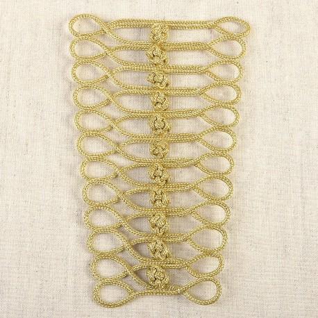 stephanoise M50273 - BRANDEBOURG METALLIQUE 17X10CM