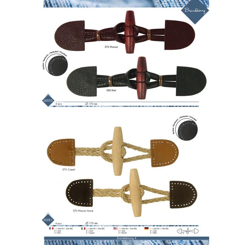 Stephanoise M50281 - BRANDEBOURG "CUIR"