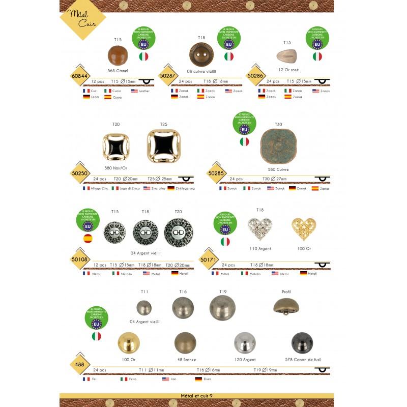 Stephanoise M50287 - BOUTON 2 TROUS SOLEIL