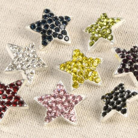 stephanoise M50299 - BOUTON ETOILE STRASS