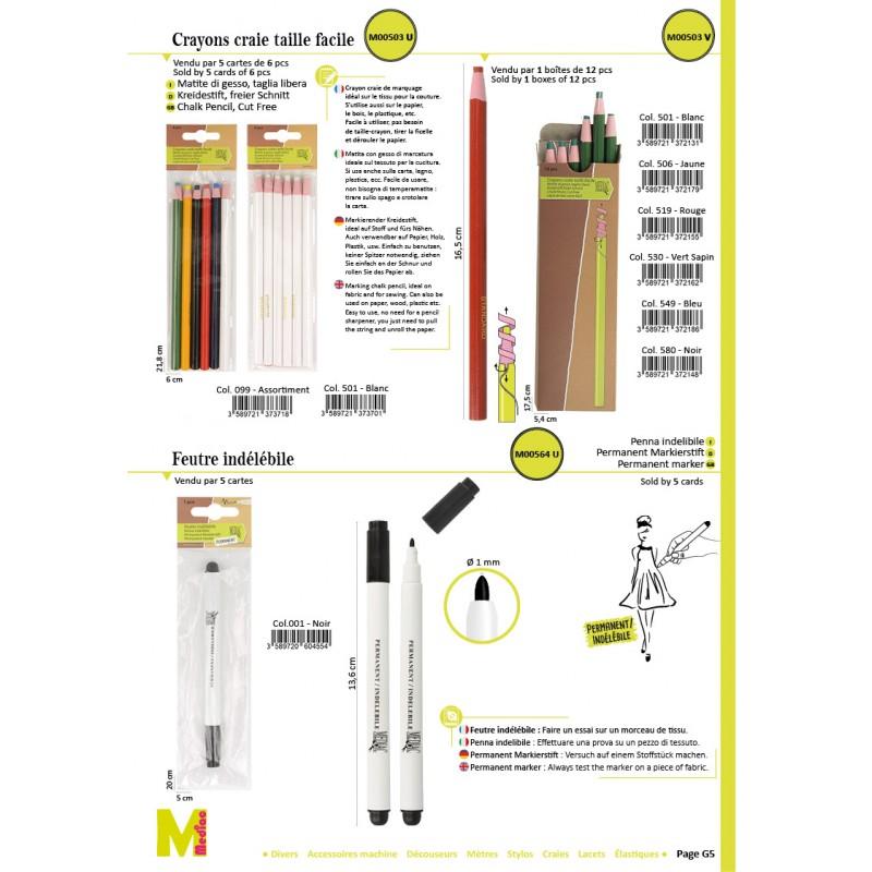 Stephanoise M503 - CRAYONS CRAIE TAILLE FACILE *12