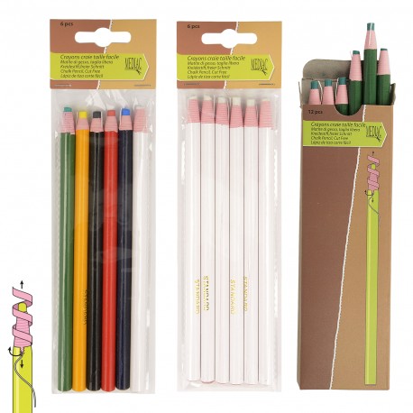 stephanoise M503 - CRAYONS CRAIE TAILLE FACILE *12