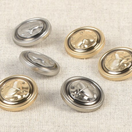 stephanoise M50310 - BOUTON METAL COEUR