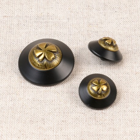 Stephanoise M50332 - BOUTON ROND TREFLE