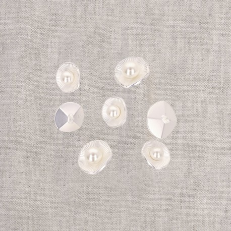 stephanoise M50349 - BOUTON METAL PERLE