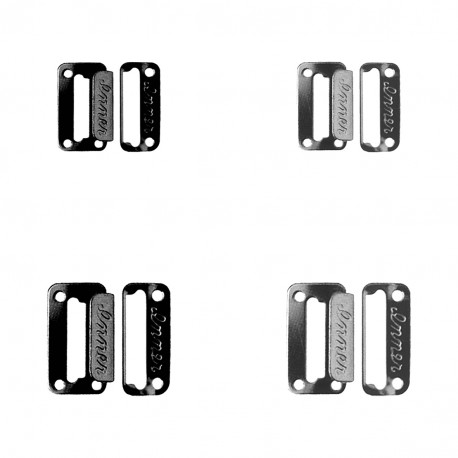 stephanoise M531 - AGRAFES PLATES *3P