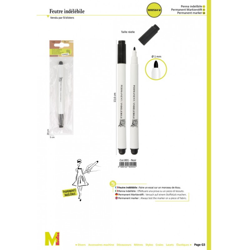 Stephanoise M564 - STYLO INDELEBILE *1