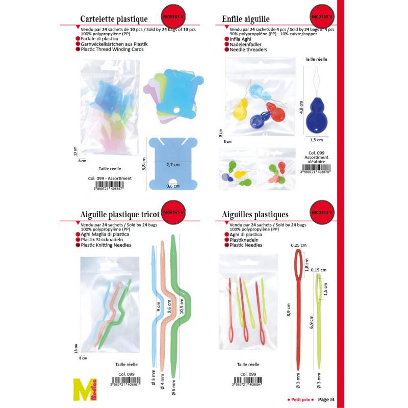 Stephanoise M583 - CARTELETTES PLASTIQUE *10P