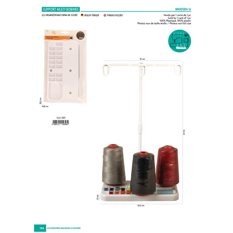 Stephanoise M584 - SUPPORT MULTI BOBINES *1