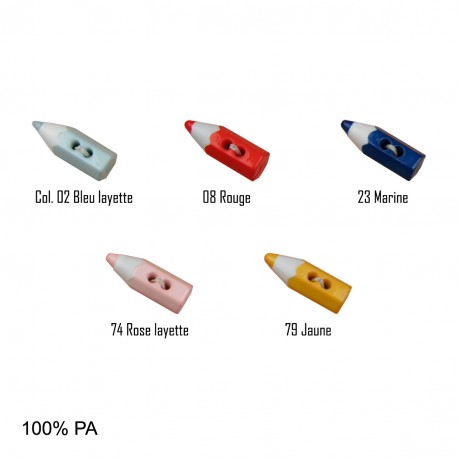 stephanoise M60060 - BOUTON CRAYON DE COULEUR