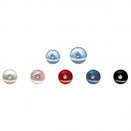 stephanoise M60206 - BOUTON BONBON STRASS