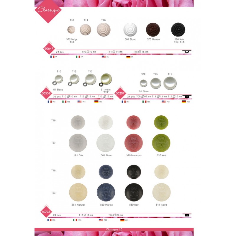 Stephanoise M60359 - BOUTON BOULE MARIAGE