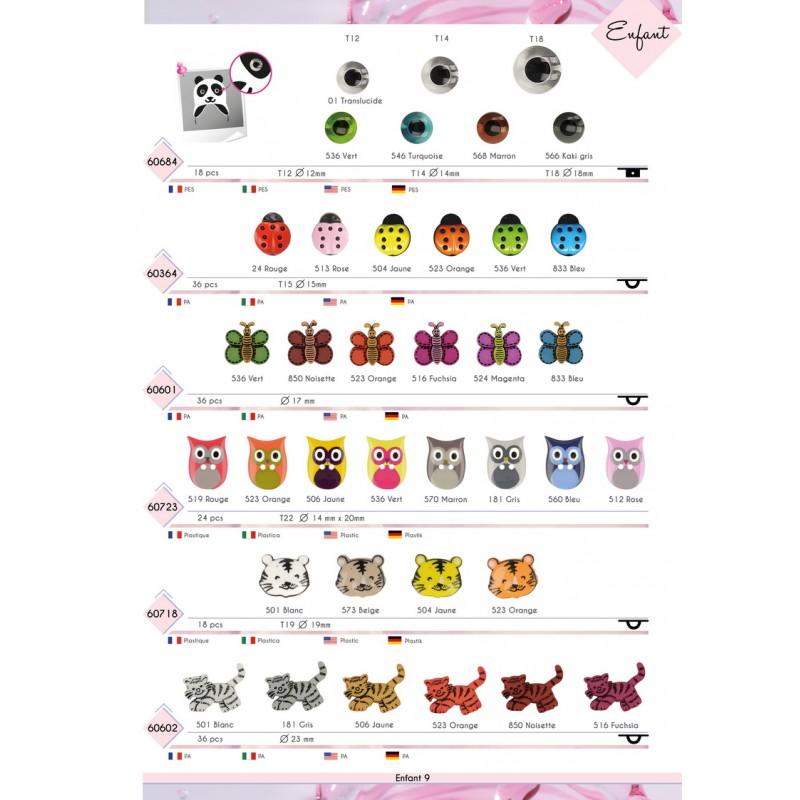 Stephanoise M60364 - BOUTON ENFANT COCCINELLE